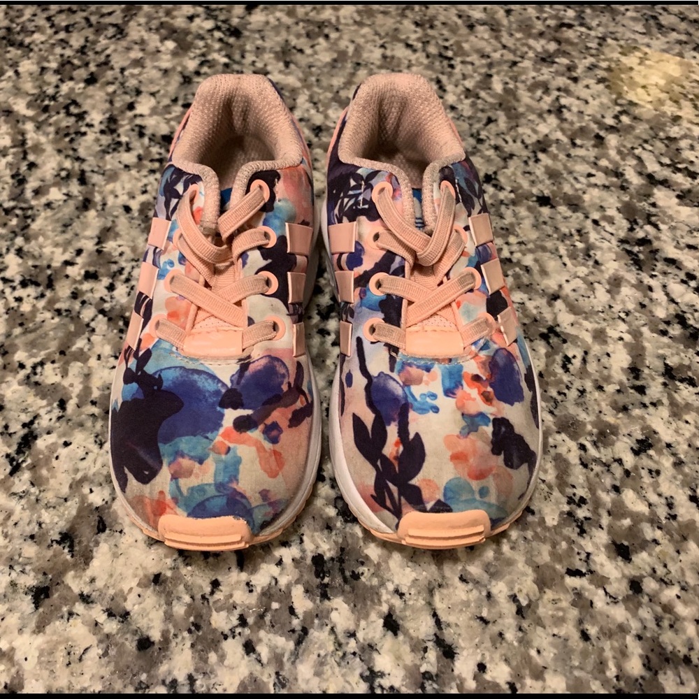 Multi color toddler girl adidas